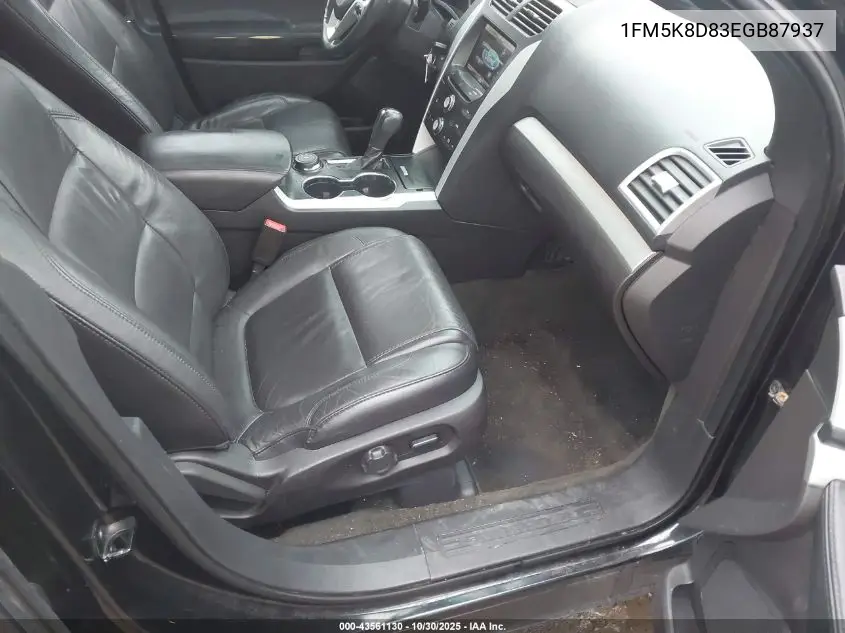 1FM5K8D83EGB87937 2014 Ford Explorer Xlt