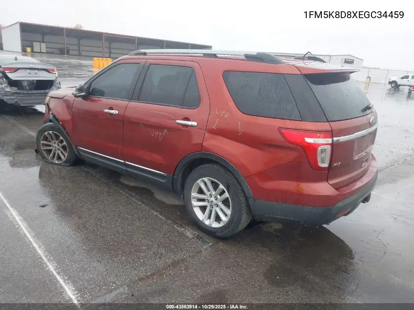 1FM5K8D8XEGC34459 2014 Ford Explorer Xlt