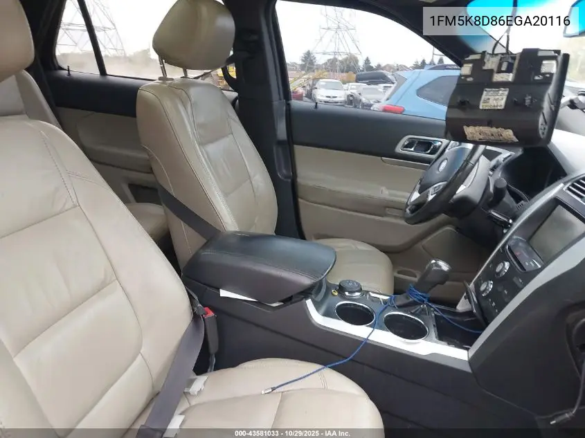 1FM5K8D86EGA20116 2014 Ford Explorer Xlt