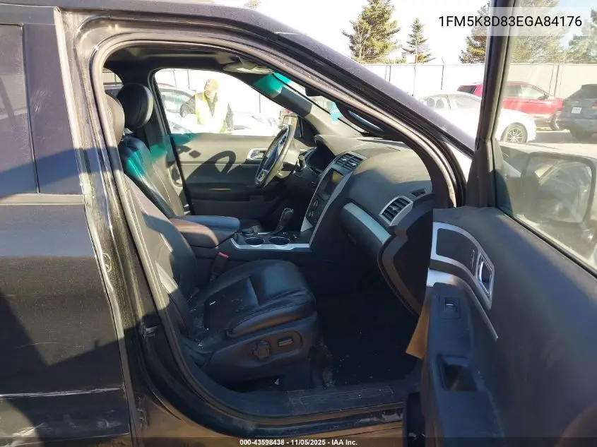 1FM5K8D83EGA84176 2014 Ford Explorer Xlt