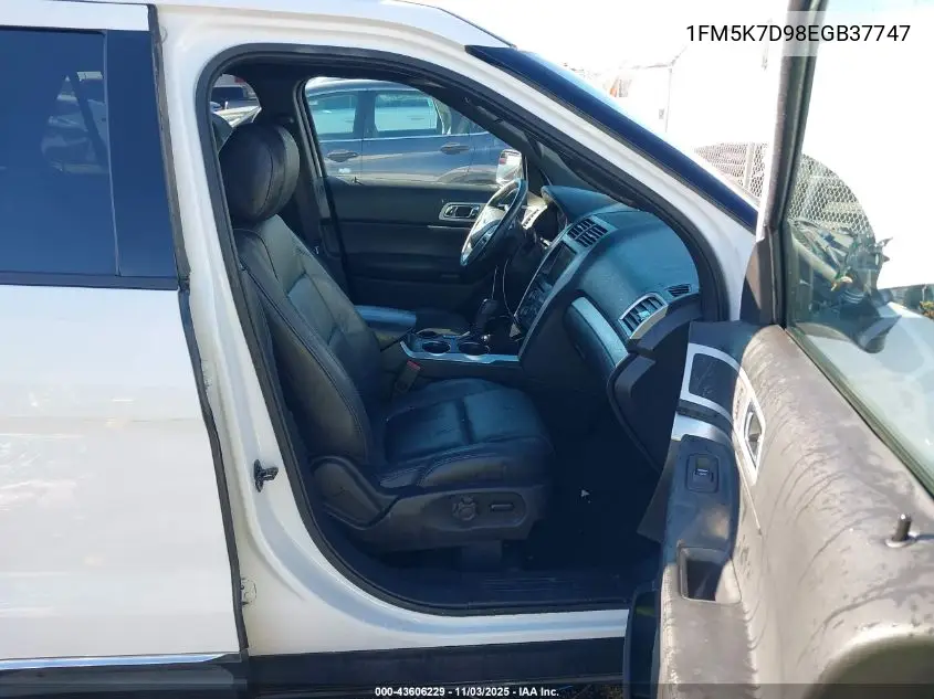 1FM5K7D98EGB37747 2014 Ford Explorer Xlt