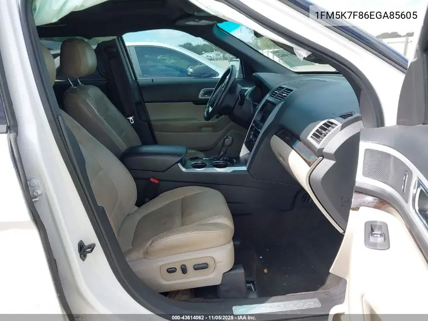 1FM5K7F86EGA85605 2014 Ford Explorer Limited