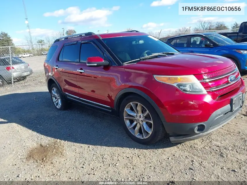 1FM5K8F86EGC10656 2014 Ford Explorer Limited