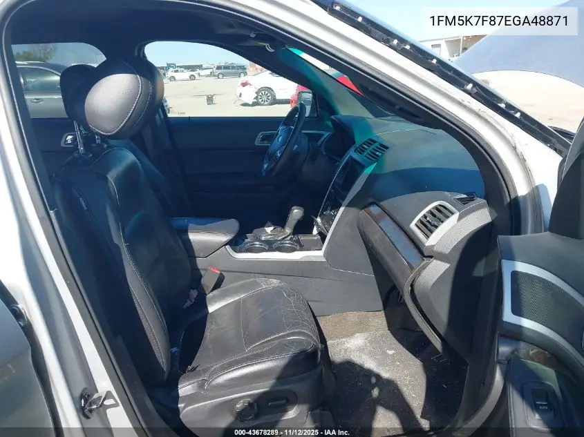 1FM5K7F87EGA48871 2014 Ford Explorer Limited