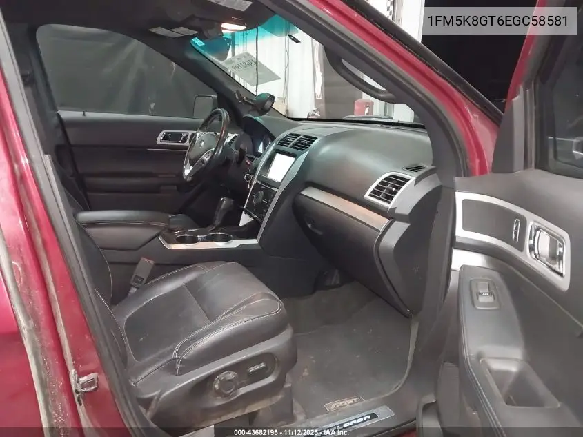 1FM5K8GT6EGC58581 2014 Ford Explorer Sport