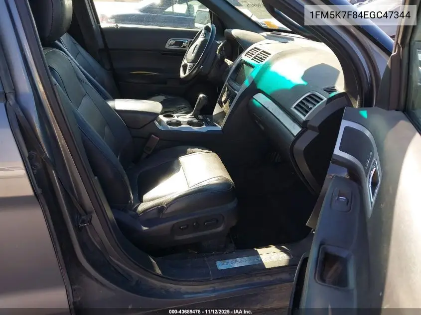 1FM5K7F84EGC47344 2014 Ford Explorer Limited