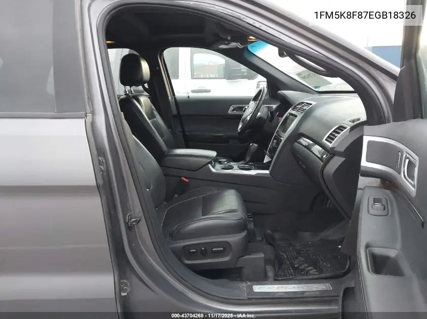1FM5K8F87EGB18326 2014 Ford Explorer Limited