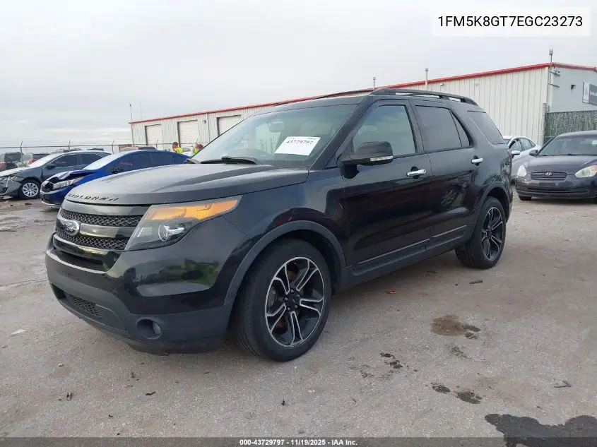 1FM5K8GT7EGC23273 2014 Ford Explorer Sport