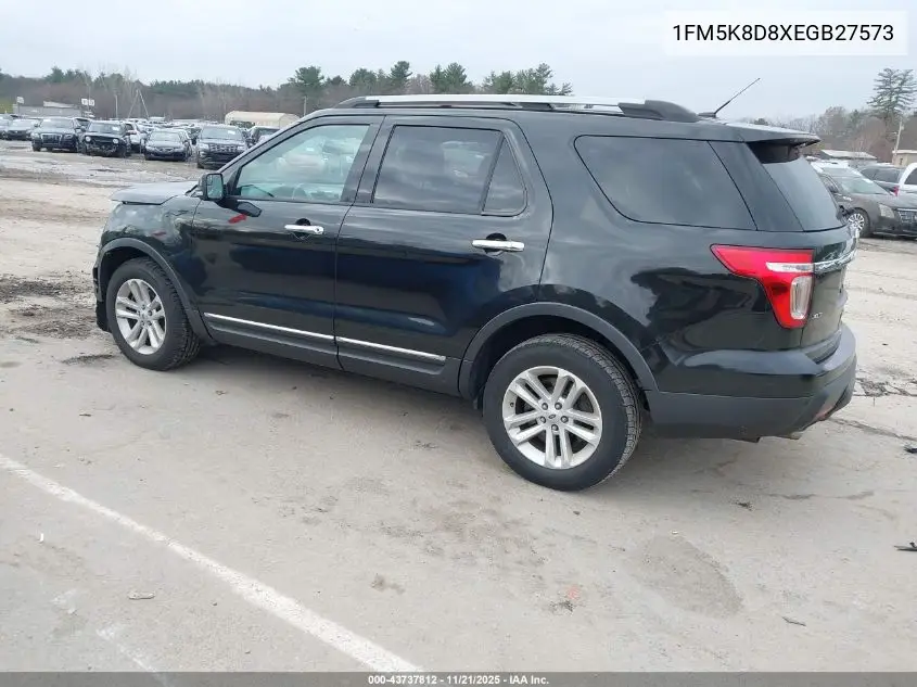 1FM5K8D8XEGB27573 2014 Ford Explorer Xlt