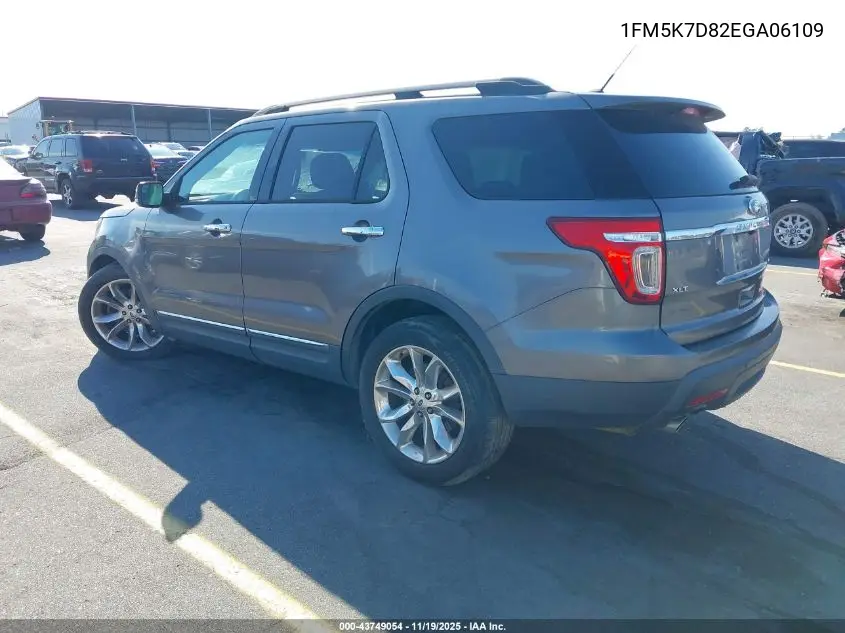 1FM5K7D82EGA06109 2014 Ford Explorer Xlt