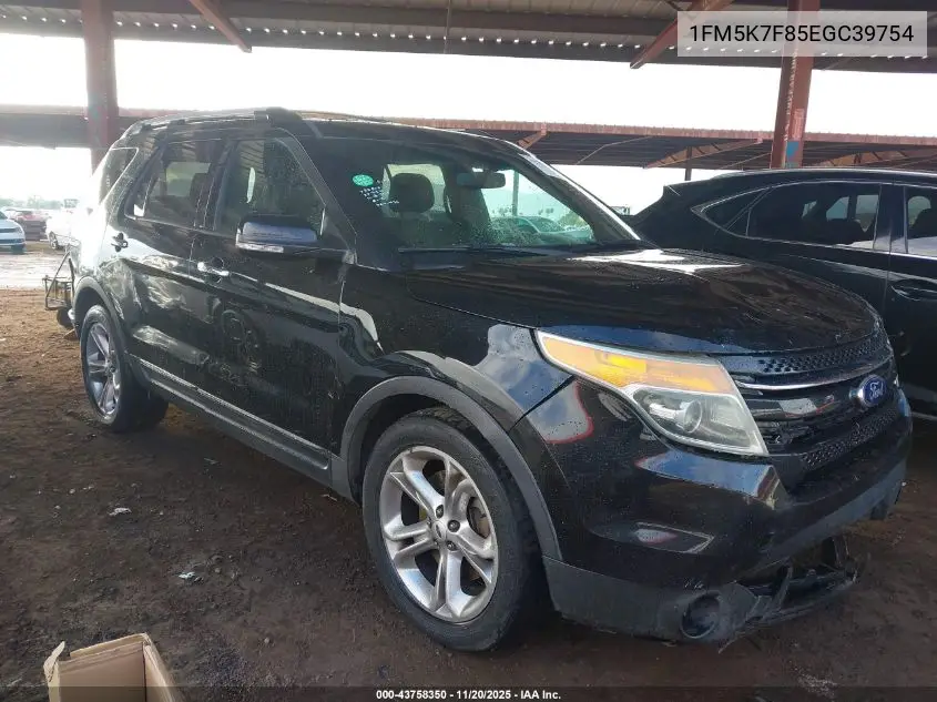 1FM5K7F85EGC39754 2014 Ford Explorer Limited