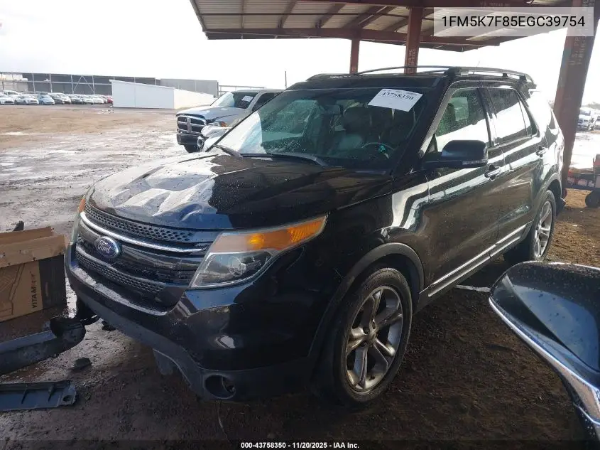 1FM5K7F85EGC39754 2014 Ford Explorer Limited