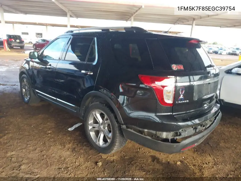 1FM5K7F85EGC39754 2014 Ford Explorer Limited