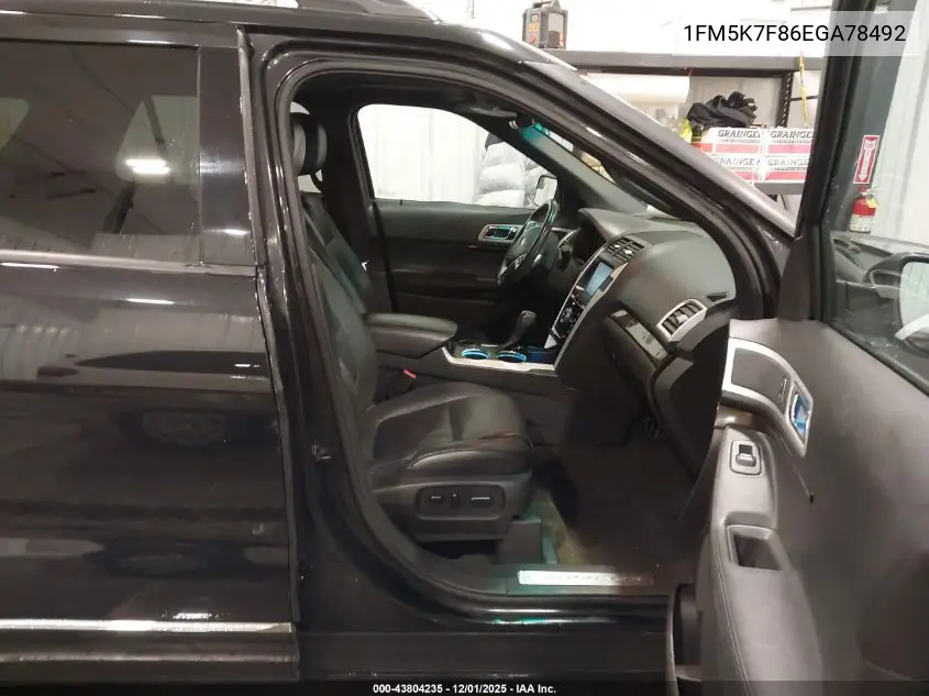 1FM5K7F86EGA78492 2014 Ford Explorer Limited