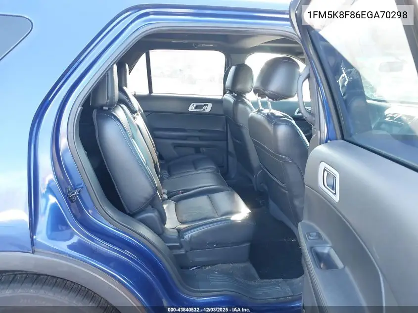 1FM5K8F86EGA70298 2014 Ford Explorer Limited