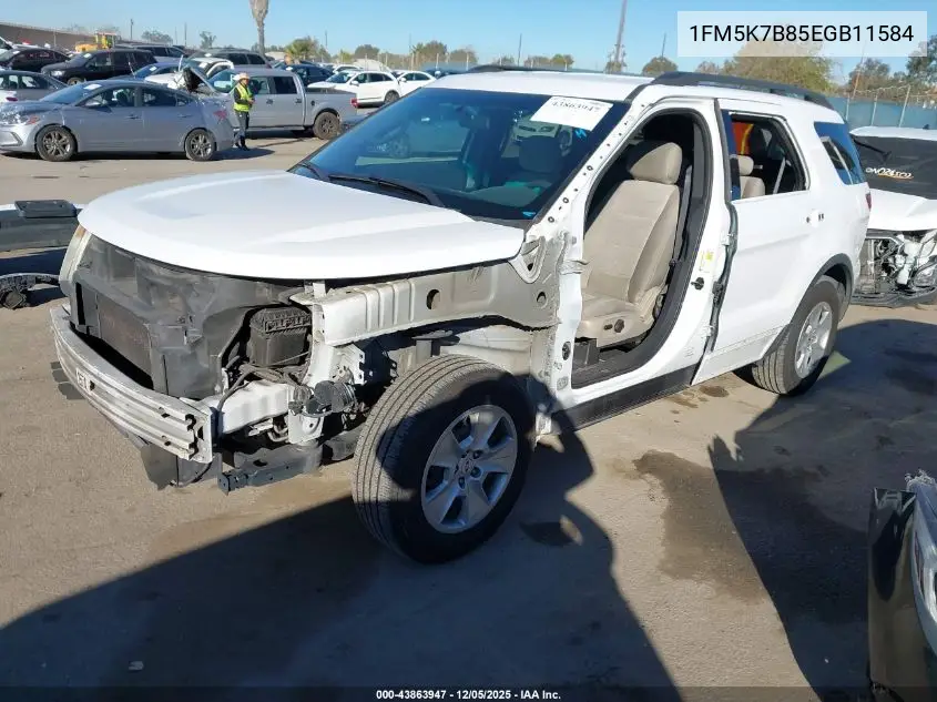 1FM5K7B85EGB11584 2014 Ford Explorer