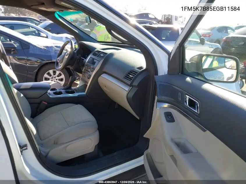 1FM5K7B85EGB11584 2014 Ford Explorer