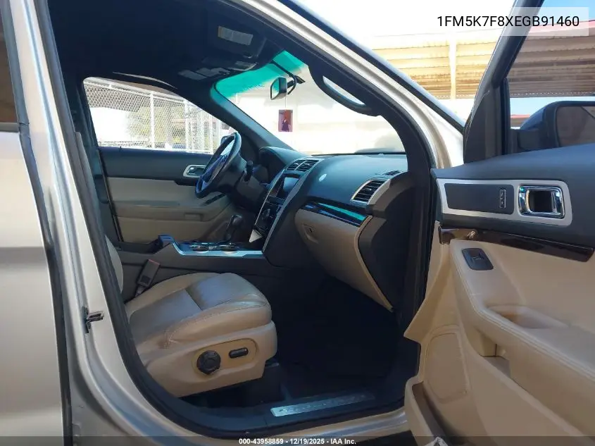 1FM5K7F8XEGB91460 2014 Ford Explorer Limited