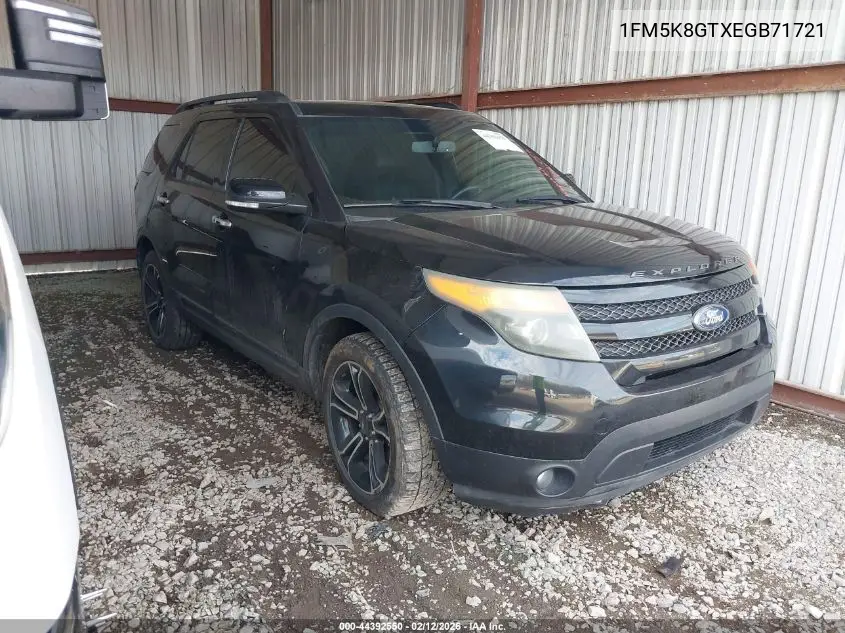 1FM5K8GTXEGB71721 2014 Ford Explorer Sport