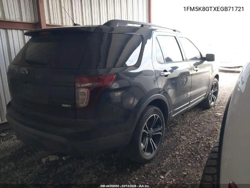 1FM5K8GTXEGB71721 2014 Ford Explorer Sport