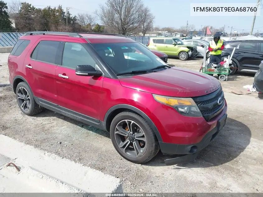 1FM5K8GT9EGA68760 2014 Ford Explorer Sport