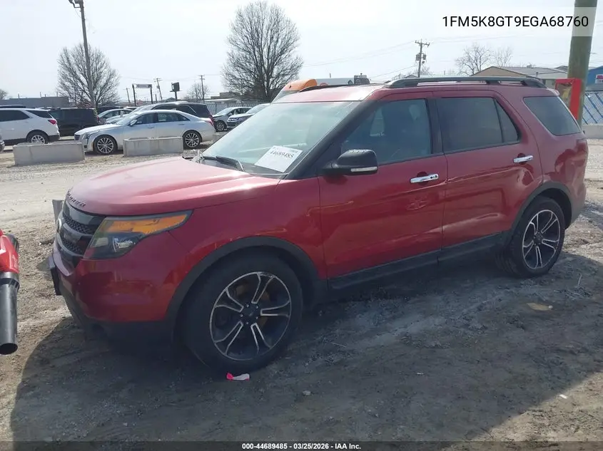 1FM5K8GT9EGA68760 2014 Ford Explorer Sport