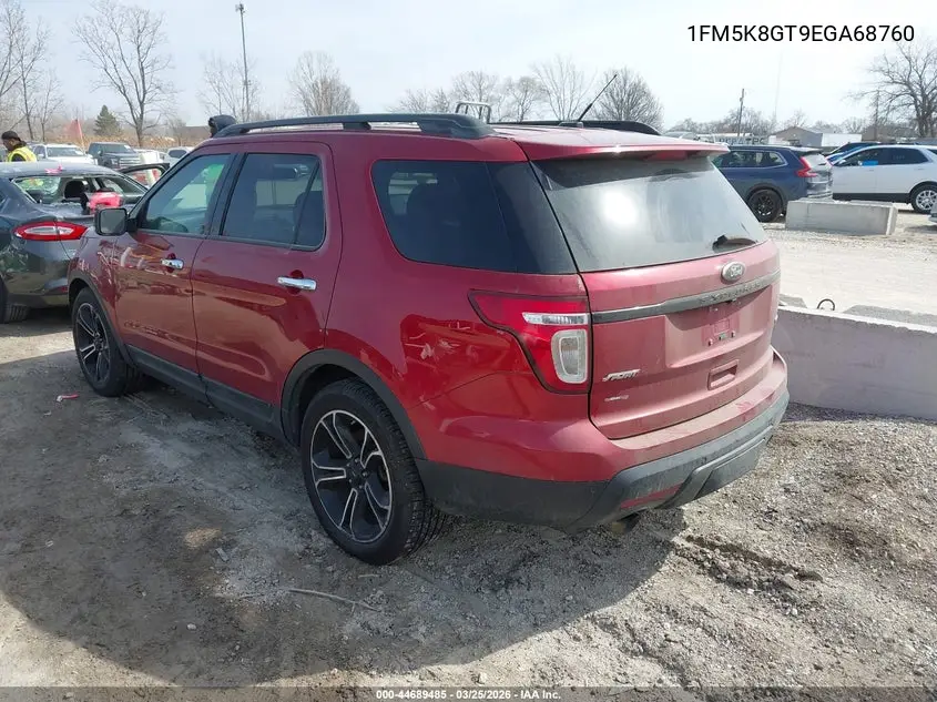 1FM5K8GT9EGA68760 2014 Ford Explorer Sport