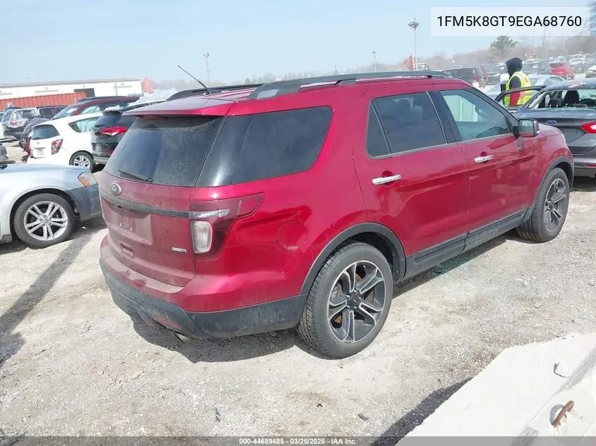1FM5K8GT9EGA68760 2014 Ford Explorer Sport