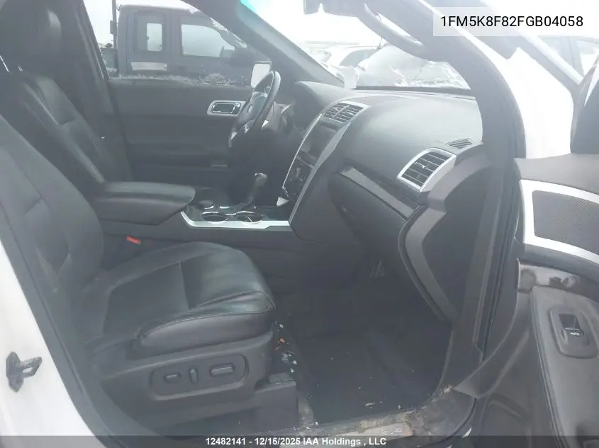 1FM5K8F82FGB04058 2015 Ford Explorer Limited