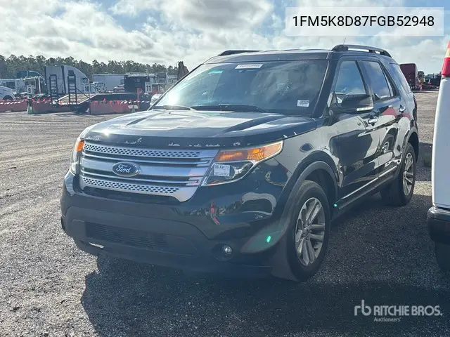 1FM5K8D87FGB52948 2015 Ford Explorer 2015 Ford Explorer 4Wd Suv