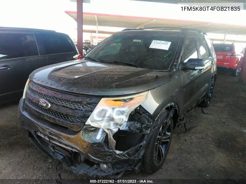 1FM5K8GT4FGB21835 2015 Ford Explorer Sport