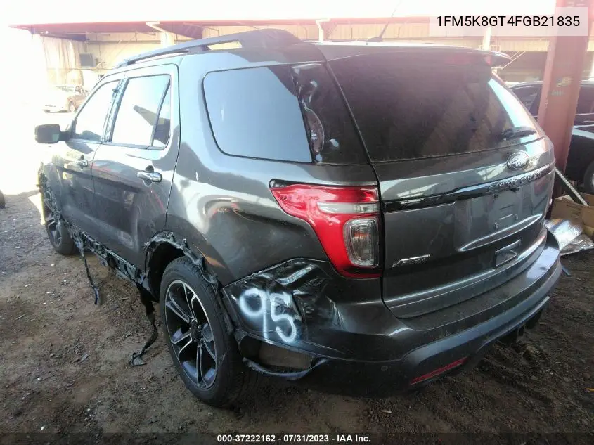 1FM5K8GT4FGB21835 2015 Ford Explorer Sport
