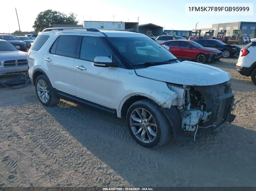 1FM5K7F89FGB95999 2015 Ford Explorer Limited