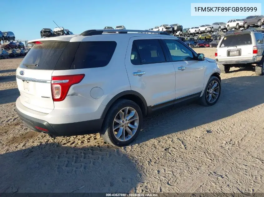 1FM5K7F89FGB95999 2015 Ford Explorer Limited