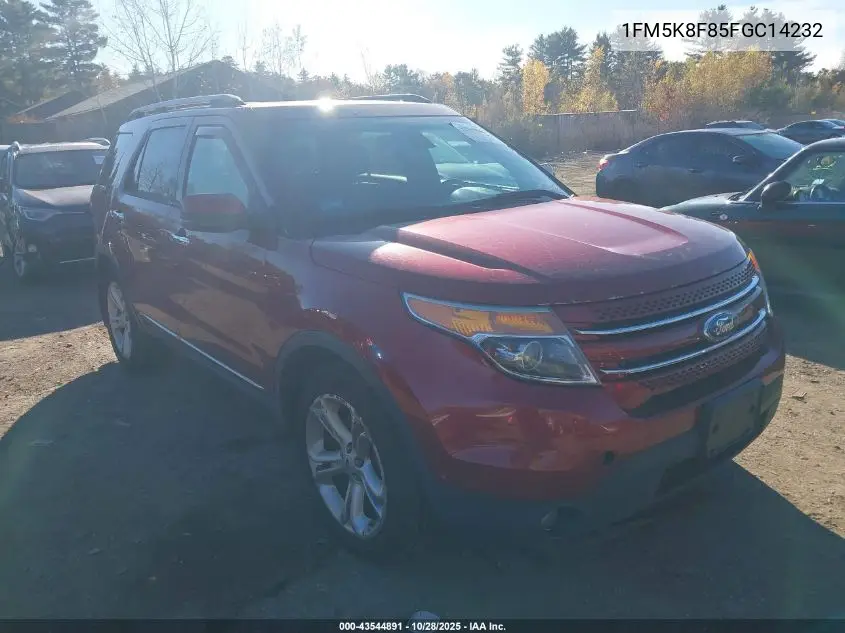 1FM5K8F85FGC14232 2015 Ford Explorer Limited