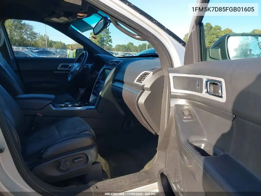 1FM5K7D85FGB01605 2015 Ford Explorer Xlt