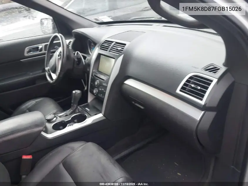 1FM5K8D87FGB15026 2015 Ford Explorer Xlt