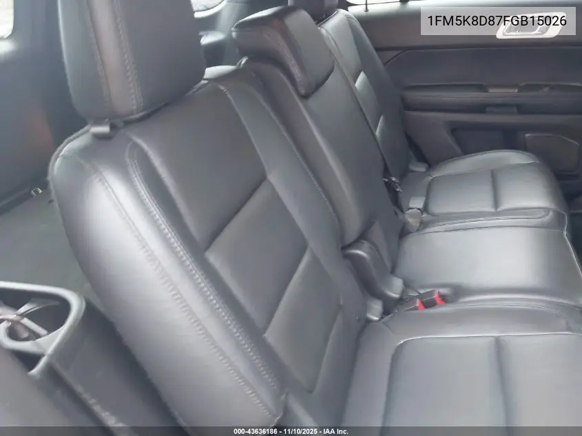 1FM5K8D87FGB15026 2015 Ford Explorer Xlt