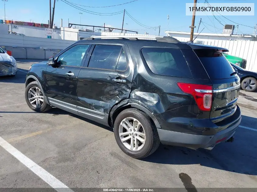 1FM5K7D8XFGB50900 2015 Ford Explorer Xlt