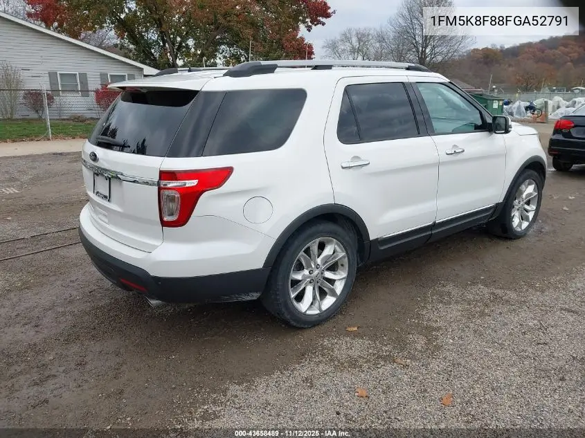 1FM5K8F88FGA52791 2015 Ford Explorer Limited