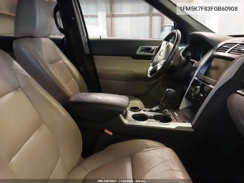 1FM5K7F83FGB60908 2015 Ford Explorer Limited
