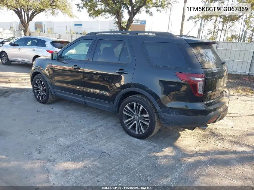 1FM5K8GT9FGB67869 2015 Ford Explorer Sport