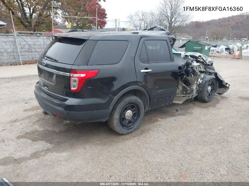 1FM5K8F8XFGA16360 2015 Ford Explorer Limited