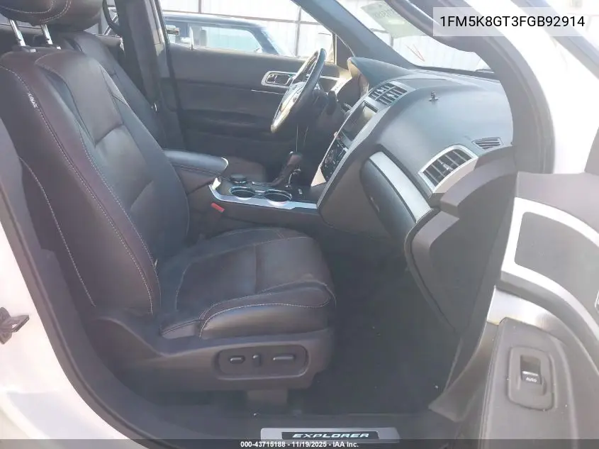 1FM5K8GT3FGB92914 2015 Ford Explorer Sport