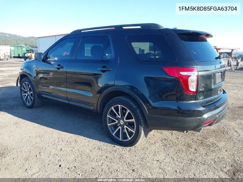 1FM5K8D85FGA63704 2015 Ford Explorer Xlt