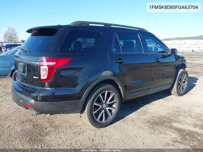 1FM5K8D85FGA63704 2015 Ford Explorer Xlt