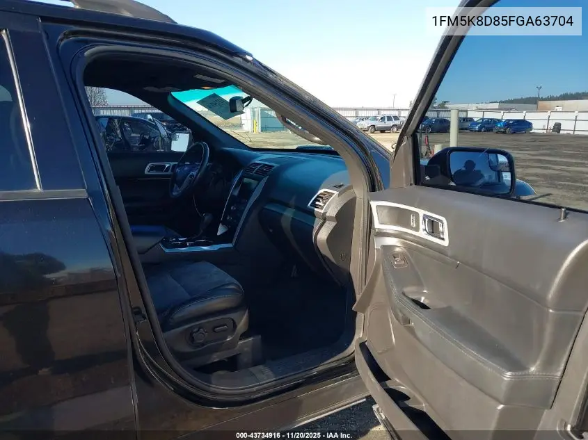 1FM5K8D85FGA63704 2015 Ford Explorer Xlt