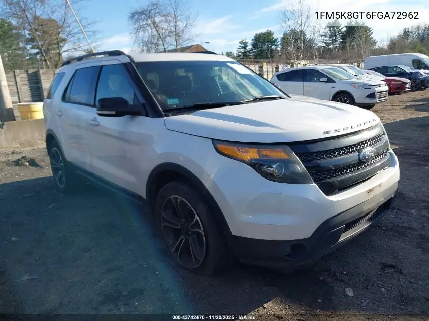 1FM5K8GT6FGA72962 2015 Ford Explorer Sport