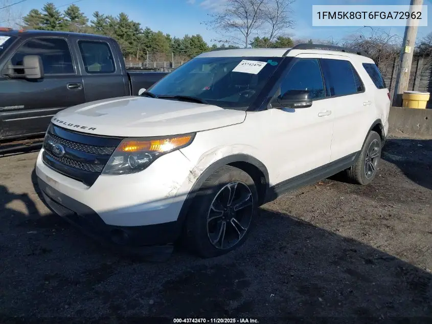 1FM5K8GT6FGA72962 2015 Ford Explorer Sport
