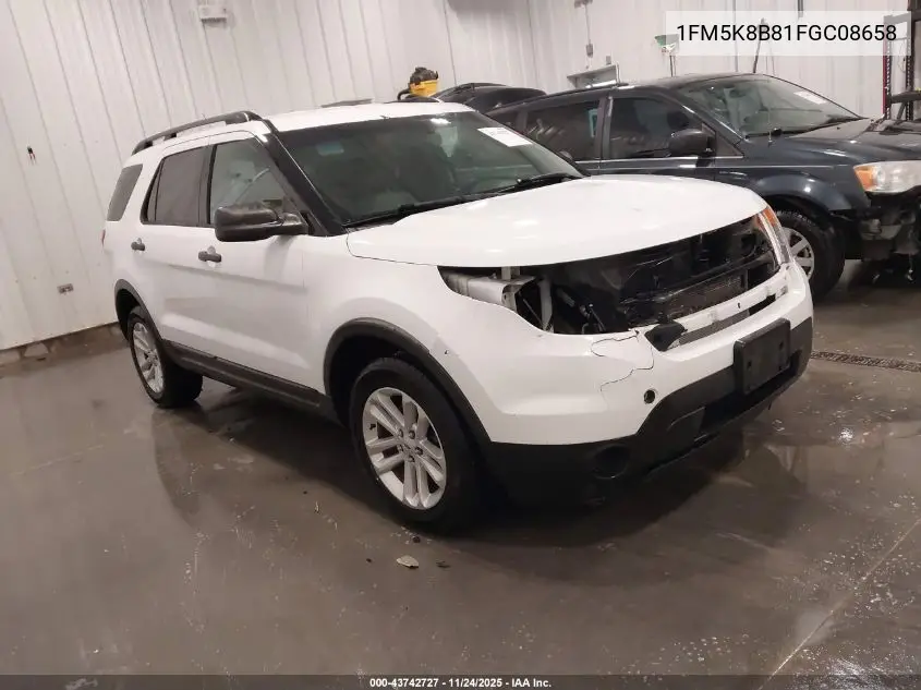 1FM5K8B81FGC08658 2015 Ford Explorer